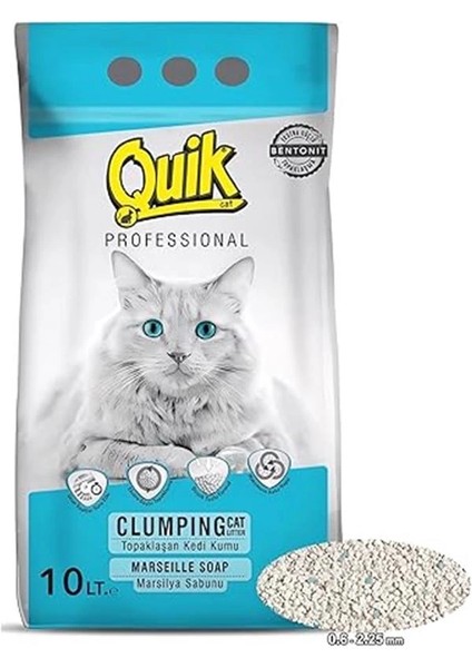 Marsilya Sabunu Kokulu Bentonit Ince Kedi Kumu 10 Litre indirimleri