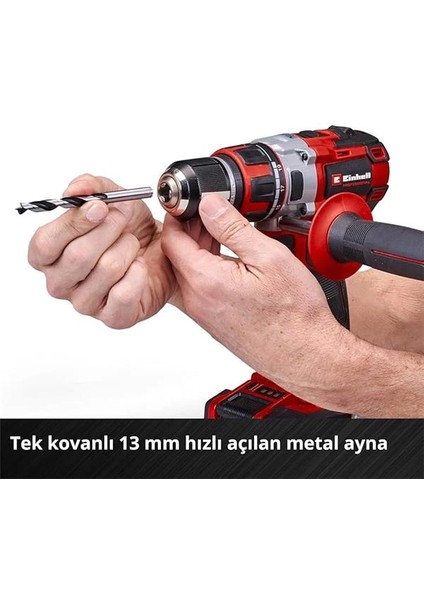 Professional Akülü Vidalama Tp-Cd 18/80 Li Bl-Solo Power X-Change (18 V, Kömürsüz, 80 Nm, 13