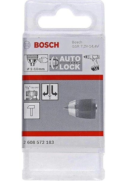 Professional Schnellspannbohrfutter (1 Hülse, Spannbereich 1-10 Mm, Aufnahme 3/8" - 24 fiyatları