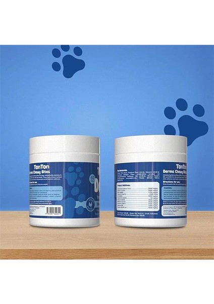 Kedi ve Köpek Deri & Tüy Bakımı Için Glutensiz Çiğnenebilir 60 Tablet Kolajen Içerikli modelleri