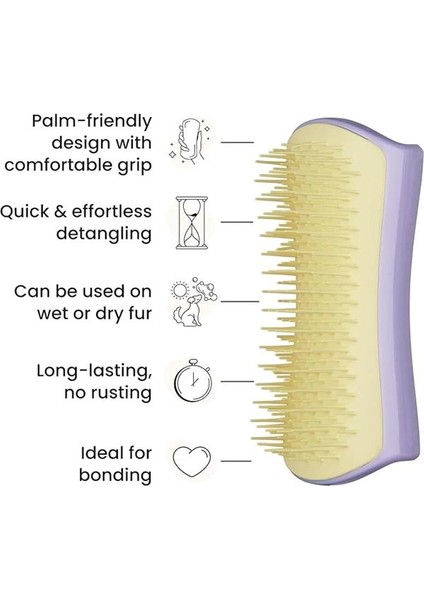 Tangle Teezer Detangling Small Lilac Yellow Köpek Bakım Fırçası fırsatları