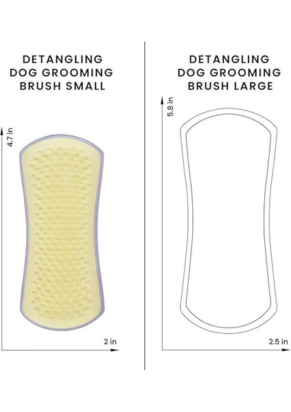 Tangle Teezer Detangling Small Lilac Yellow Köpek Bakım Fırçası