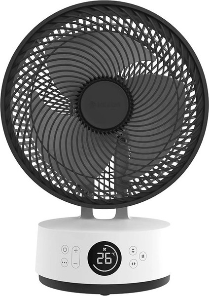 Fan Sefte® Masa Vantilatörü – 10 Inç Hava Sirkülasyonu, 12 Hız Hızı, Yatay ve Dikey