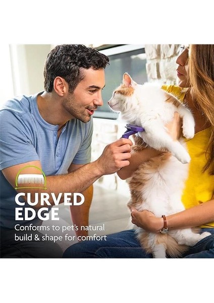 Kedi Deshedding Aracı, Kediler Için Deshedding Fırçası, Gevşek Saçları Kaldırır Büyük modelleri