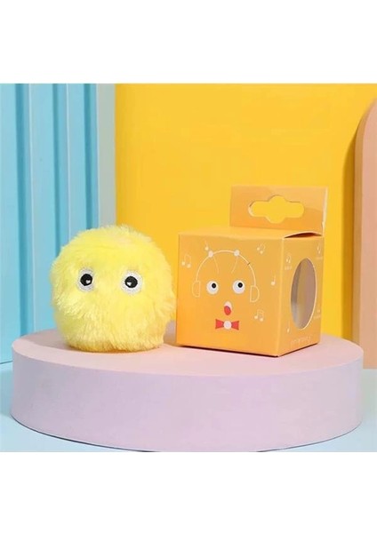 Sensörlü Peluş Kedi Oyuncağı 3 Farkı Ses Çıkaran Dokunmaya Duyarlı Eğlenceli Kedi Oyun Topu (Sarı) fırsatları