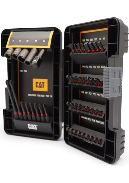 DA01902 45 Parça Manganez Fosfat Alaşımlı Vidalama Uç Seti