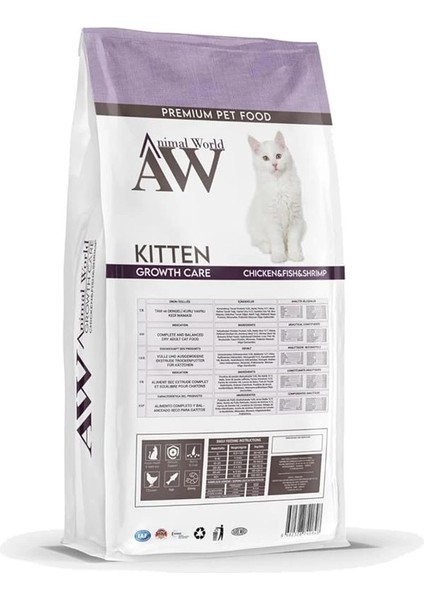 Kitten Sağlıklı Büyüyen Tavuk ve Karidesli Yavru Kedi Maması 15 kg fiyatları