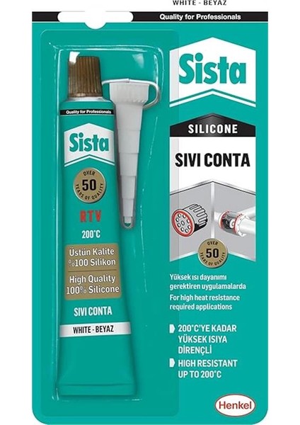 Sıvı Conta Beyaz 50 gr Blister
