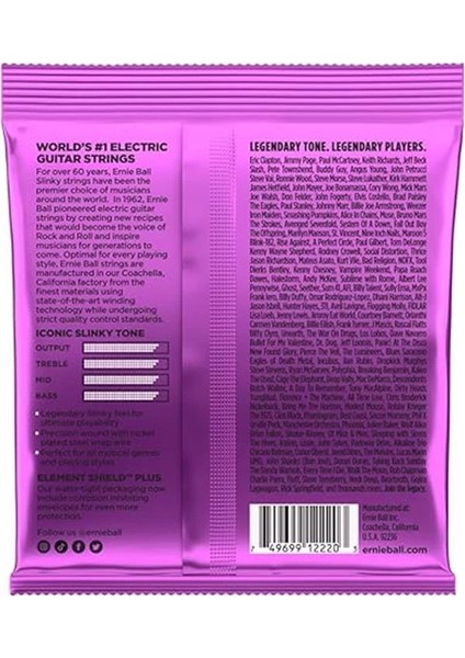 Power Slinky Elektro Gitar Teli - Kalınlık 11-48 indirimleri