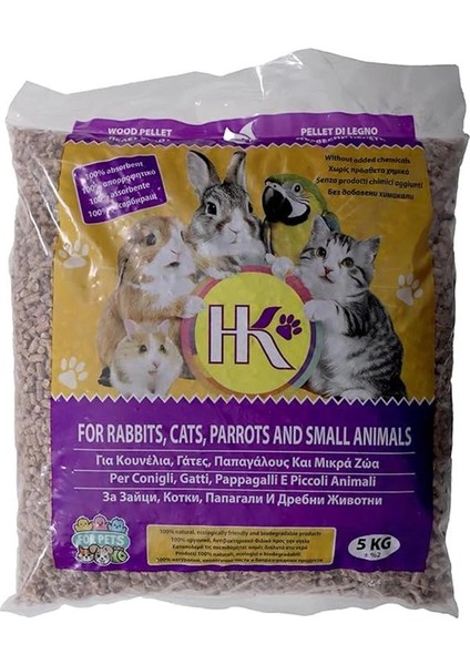 | Kedi Kumu Çam PELET%100 Doğal 5kg