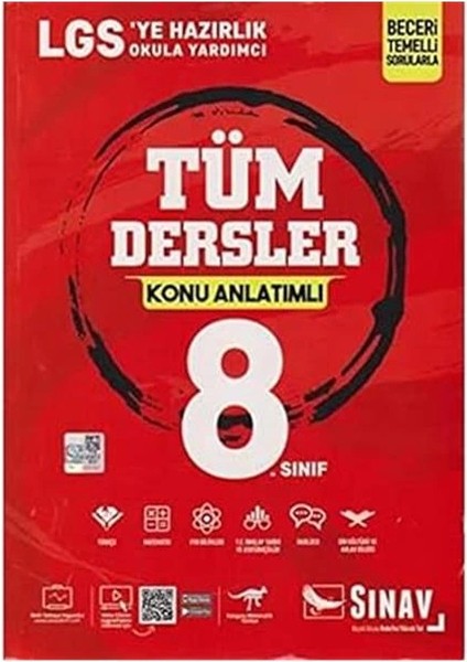 Sınav 8. Sınıf Tüm Dersler Konu Anlatımlı-Yeni: Merkezi Sınavlara Hazırlık modelleri