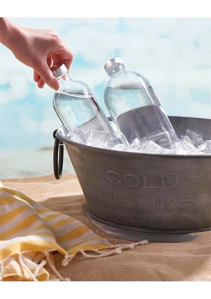 Pasabahce Iconic Alüminyum Kapaklı Cam Şişe, Şeffaf, 1 Litre modelleri