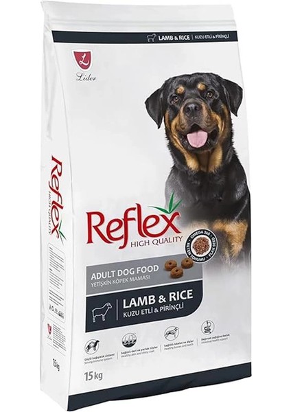 Kuzulu ve Pirinçli Yetişkin Köpek Maması, 15 kg