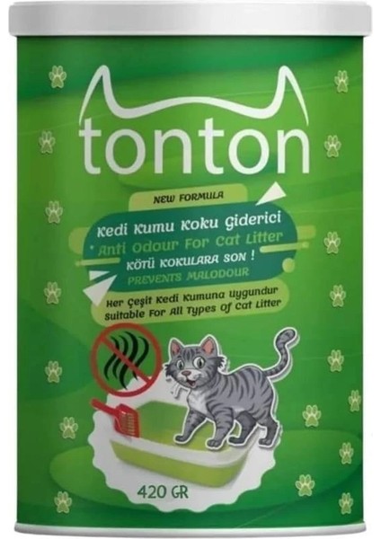 Kedi Kumu Koku Giderici, Aktif Karbonlu, Hindistan Cevizi Özlü, 420 gr