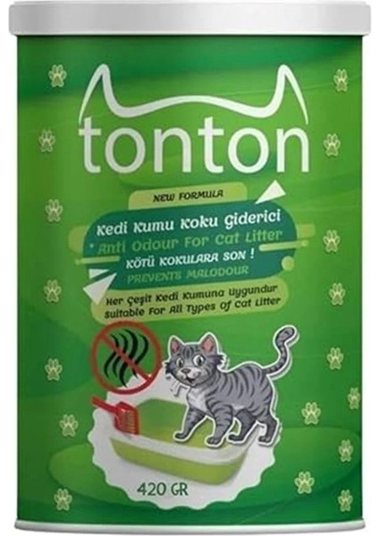 Kedi Kumu Koku Giderici, Aktif Karbonlu, Hindistan Cevizi Özlü, 420 gr modelleri