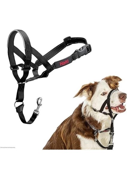 Şirket Hayvanlarının Halti Köpek Halter, Boyut 2 (35-48 Cm), Siyah
