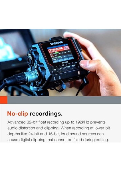Tascam Fr-Av2 Kompakt 32 Bit Float Saha Kaydedici ve Mikserli Zaman Kodu Jeneratörü fırsatları