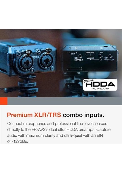 Tascam Fr-Av2 Kompakt 32 Bit Float Saha Kaydedici ve Mikserli Zaman Kodu Jeneratörü