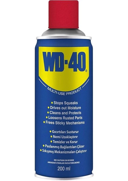 Wd-40, Çok Amaçlı Sıvı, Binlerce Uygulama Için Yağ Çözücü, Pas Sökücü, Makine ve Elektrikli Cihazlar