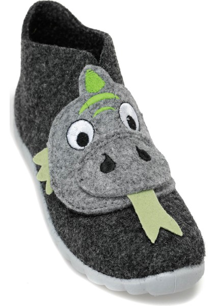 HAPPY Siyah Erkek Çocuk Panduf