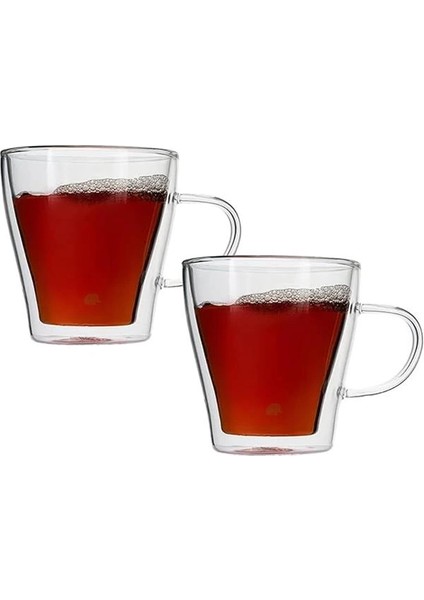 Glory Double Wall 250 ml 2'li Kulplu Bardak indirimleri