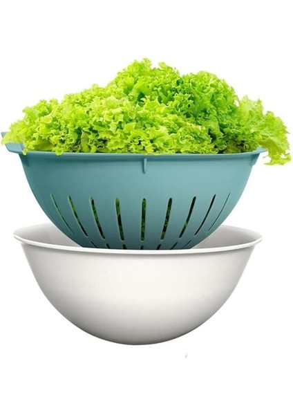 3l Kaseli Süzgeç – Yeşillik, Sebze ve Meyve Yıkamak Için Pratik Badyalı Süzgeç – Çok indirimleri