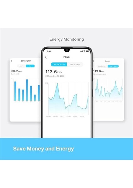 Tp-Link P110 4-Pack, Enerji Izleme, Alexa ve Google Home ile Çalışır, Uzaktan Kontrol modelleri