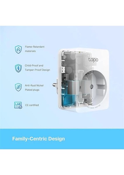 Tp-Link P110 4-Pack, Enerji Izleme, Alexa ve Google Home ile Çalışır, Uzaktan Kontrol