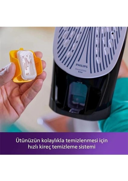 Philips Azur DST7511/80 Buharlı Ütü, 3200W, 55G/DK Sürekli Buhar