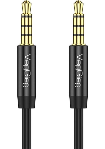 3.5mm Jack Trrs Hi-Fi Aux Mikrofon ve Ses Kablosu 5 Metre