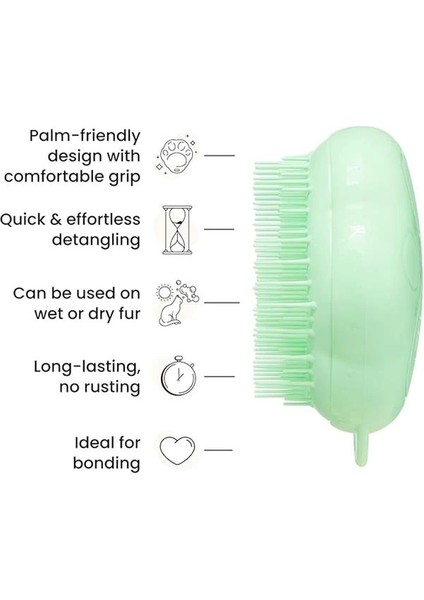 Pet Teezer - - Kediler Için Tüy Bakım Fırçası, Yeşil fırsatları