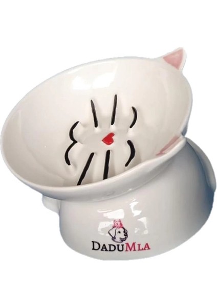 Melove Porselen Yavaş Yeme Mama Kabı (Bloom)