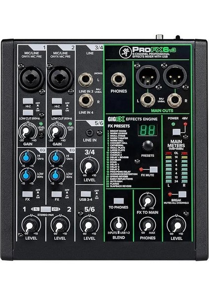 Profx6 V3 6-Kanal USB Deck Mikser indirimleri