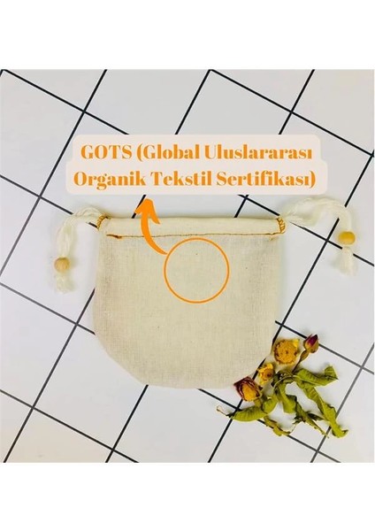 Yıkanabilir Kumaş Çay Kesesi - Organik, EKOLOJIK,%100 Ham Ağartılmamış Ham Pamuk fırsatları