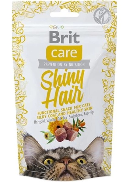 Care Functional Snack, Parlak Tüyler ve Sağlıklı Cilt Için, Tahılsız, Fonksiyonel Kedi Ödülü
