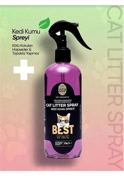 Pet Cosmetic Kedi Kumu Spreyi 400 ml | Topaklanma Yapmayan Kedi Kumu Koku Giderici Sprey fiyatları