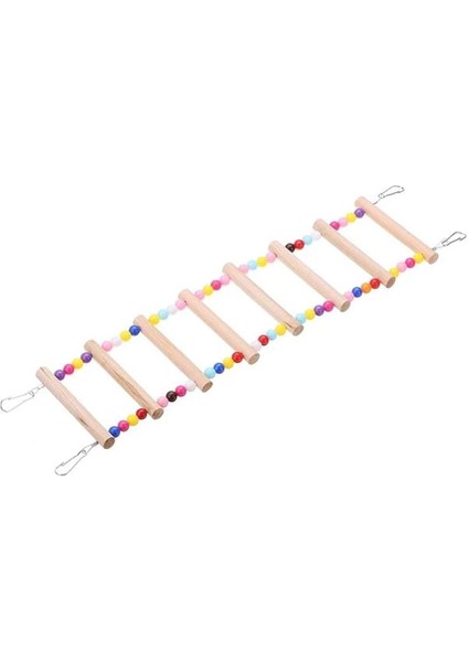 Muhabbet Kuşu Için Ahşap Köprü/merdiven 27X7CM