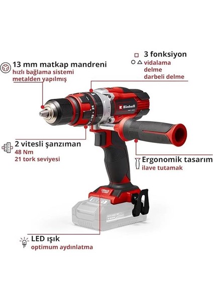 Te-Cd 18/48 Li-I Solo, Akülü Darbeli Vidalama modelleri