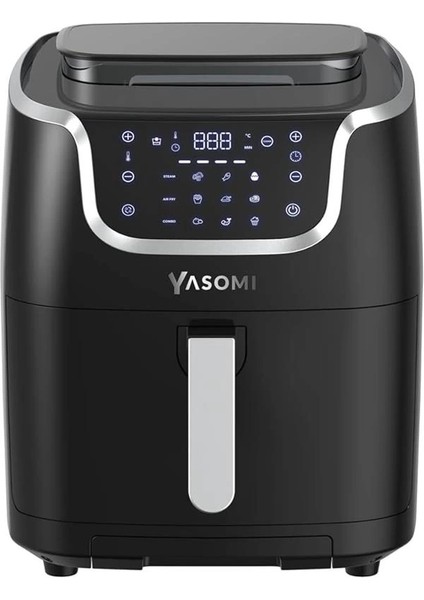 Y77 Xxl Buharli Airfryer Fritöz 7lt 1700W Siyah ( Türkiye Garantili)