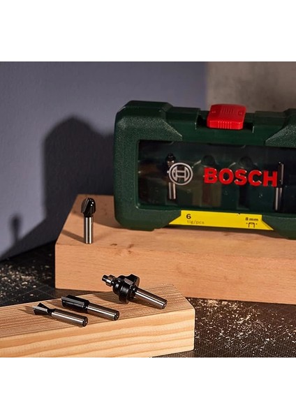 Professional Accessories Freze Ucu Seti, Yeşil, 6 Adet