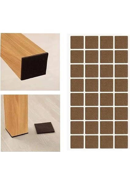 Pacific Mobilya Keçesi,kendinden Yapışkanlı Zemin Koruyucu Kahverengi (25X25MM) indirimleri