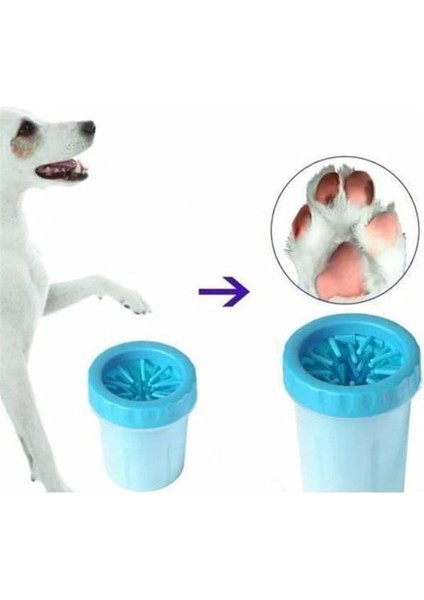 Pati Yıkayıcı Koruyucu - Yıkanabilir Pençe Temizleyici Kova, Kedi ve Köpekler Için Pratik fırsatları
