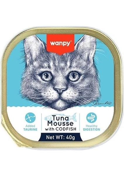 Ton ve Morina Balıklı Yaş Pate Kedi Mamasi, 40 Gr, 6 Adet, Yüksek Nem Içeriği modelleri