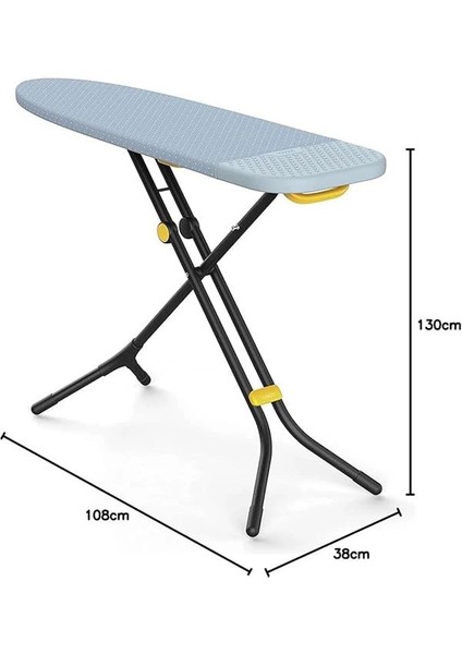 Glide Easy-Store Ütü Masası,gri/sarı,tek Beden