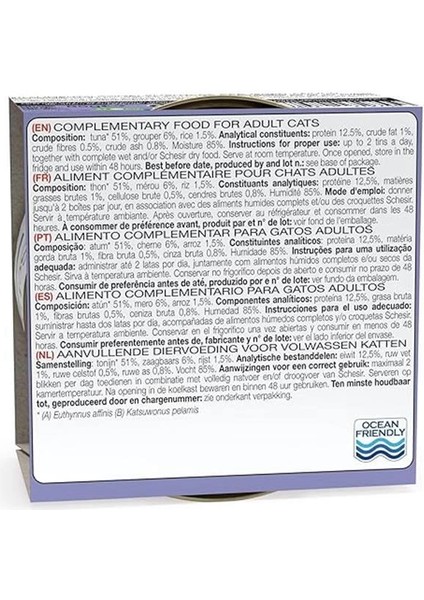 Jelly Ton Balığı ve Orfoz Balığı Jöle Içinde Yetişkin Kedi Konservesi 85G indirimleri