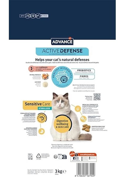 Somonlu Kısırlaştırılmış Kedi Maması, 3 kg modelleri