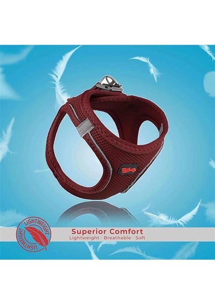 Air-Mesh Küçük ve Orta Irk Kedi Köpek Göğüs Tasması - Yumuşak, Nefes Alabilir, Dayanıklı fırsatları