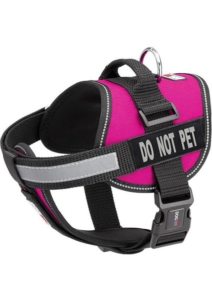 Köpekler Için Yelek Koşum Takımı ve 2 Çıkarılabilir Do Not Pet Yaması, Medium/22 Ila 76 cm