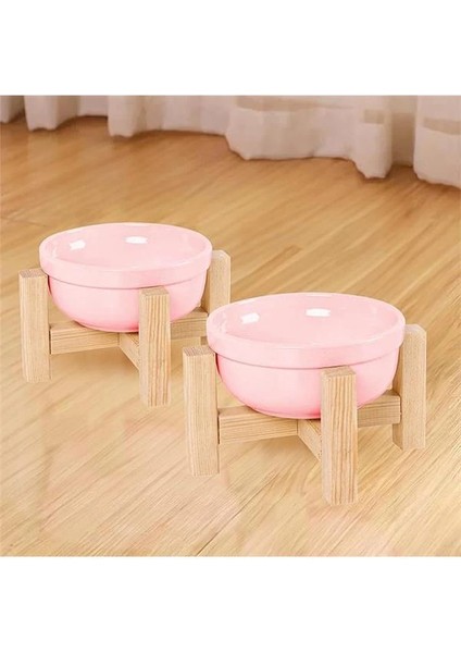 Mama Kabı, Ahşap Kedi Mama Kabı, (Iki Adet), Kedi Mama Su Kabı, Ahşap fiyatları