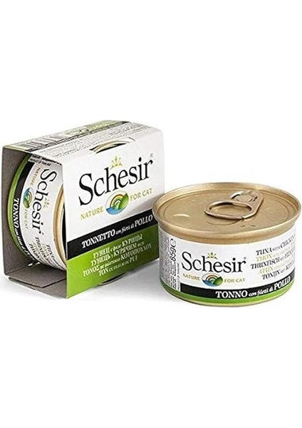 Yetişkin Kedi Konservesi 85 gr Ton Balıklı + Tavuk Etli